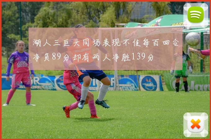 湖人三巨头同场表现不佳每百回合净负89分却有两人净胜139分